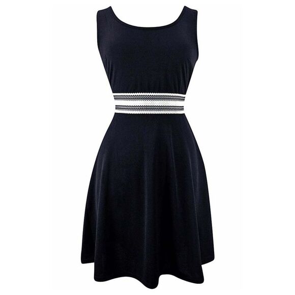 Sleeveless Summer Skater Dress - Picture 1 of 8